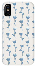 Load image into Gallery viewer, Light Blue Flower Pattern - Phone Case
