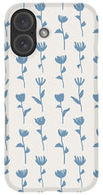 Load image into Gallery viewer, Light Blue Flower Pattern - Phone Case