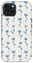 Load image into Gallery viewer, Light Blue Flower Pattern - Phone Case
