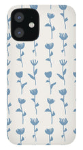 Load image into Gallery viewer, Light Blue Flower Pattern - Phone Case