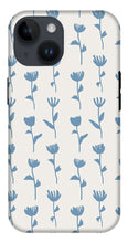Load image into Gallery viewer, Light Blue Flower Pattern - Phone Case