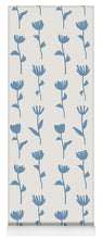 Load image into Gallery viewer, Light Blue Flower Pattern - Yoga Mat
