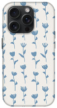Load image into Gallery viewer, Light Blue Flower Pattern - Phone Case