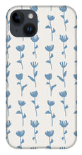 Load image into Gallery viewer, Light Blue Flower Pattern - Phone Case