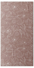Load image into Gallery viewer, Mauve Magnolia Pattern - Beach Towel