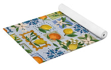 Load image into Gallery viewer, Mediterranean Stamps Pattern - Yoga Mat