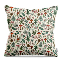 Load image into Gallery viewer, Mushroom Forest Pattern - Throw Pillow