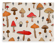 Load image into Gallery viewer, Mushroom Pattern - Blanket