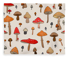 Load image into Gallery viewer, Mushroom Pattern - Blanket