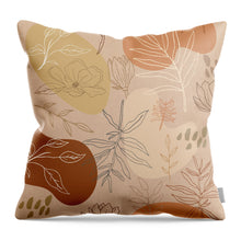 Load image into Gallery viewer, Orange Abstract Desert Pattern - Throw Pillow