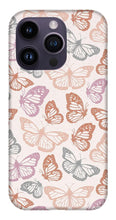 Load image into Gallery viewer, Orange and Pink Butterfly Pattern - Phone Case