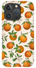 Load image into Gallery viewer, Orange Blossom Pattern - Phone Case