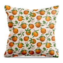 Load image into Gallery viewer, Orange Blossom Pattern - Throw Pillow