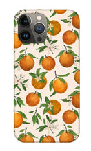 Load image into Gallery viewer, Orange Blossom Pattern - Phone Case