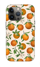 Load image into Gallery viewer, Orange Blossom Pattern - Phone Case