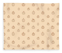 Load image into Gallery viewer, Orange Pumpkin Pattern - Blanket