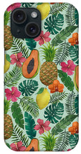 Load image into Gallery viewer, Pineapple and Papaya Pattern - Phone Case