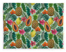 Load image into Gallery viewer, Pineapple and Papaya Pattern - Blanket