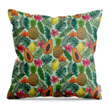 Load image into Gallery viewer, Pineapple and Papaya Pattern - Throw Pillow