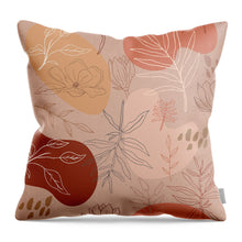 Load image into Gallery viewer, Pink Abstract Desert Pattern - Throw Pillow