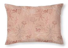 Load image into Gallery viewer, Pink Desert Leaf Pattern - Throw Pillow