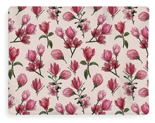 Load image into Gallery viewer, Pink Magnolia Blossoms - Blanket