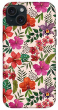 Load image into Gallery viewer, Pink Tropical Flower Pattern - Phone Case