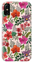 Load image into Gallery viewer, Pink Tropical Flower Pattern - Phone Case