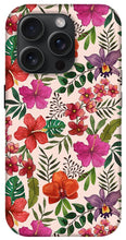 Load image into Gallery viewer, Pink Tropical Flower Pattern - Phone Case