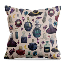 Load image into Gallery viewer, Potions Pattern - Throw Pillow