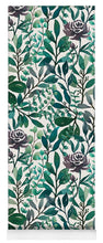 Load image into Gallery viewer, Purple Flowers and Eucalyptus Leaves - Yoga Mat