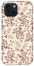 Load image into Gallery viewer, Red Christmas Branch - Phone Case