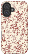 Load image into Gallery viewer, Red Christmas Branch - Phone Case