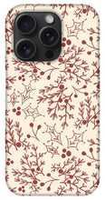 Load image into Gallery viewer, Red Christmas Branch - Phone Case