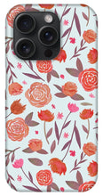 Load image into Gallery viewer, Red Floral Pattern - Phone Case