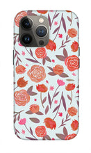Load image into Gallery viewer, Red Floral Pattern - Phone Case