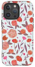 Load image into Gallery viewer, Red Floral Pattern - Phone Case