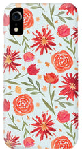 Load image into Gallery viewer, Red Flower Burst Pattern - Phone Case