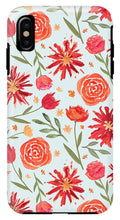 Load image into Gallery viewer, Red Flower Burst Pattern - Phone Case