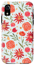 Load image into Gallery viewer, Red Flower Burst Pattern - Phone Case