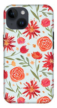 Load image into Gallery viewer, Red Flower Burst Pattern - Phone Case