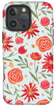 Load image into Gallery viewer, Red Flower Burst Pattern - Phone Case
