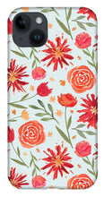 Load image into Gallery viewer, Red Flower Burst Pattern - Phone Case