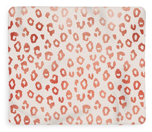 Load image into Gallery viewer, Rose Gold Leopard Print - Blanket