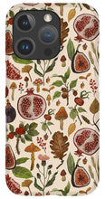 Load image into Gallery viewer, Rose hips, fruit, and leaves  - Phone Case
