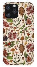 Load image into Gallery viewer, Rose hips, fruit, and leaves  - Phone Case