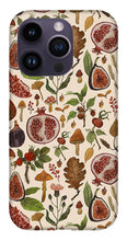 Load image into Gallery viewer, Rose hips, fruit, and leaves  - Phone Case