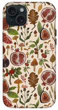 Load image into Gallery viewer, Rose hips, fruit, and leaves  - Phone Case