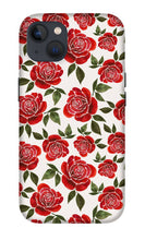 Load image into Gallery viewer, Rose Watercolor Pattern - Phone Case