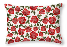 Load image into Gallery viewer, Rose Watercolor Pattern - Throw Pillow